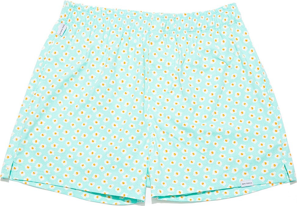 Paul Kenzie Desenli Erkek Ev Şort, Chill Space Collection, Sunny Side Up