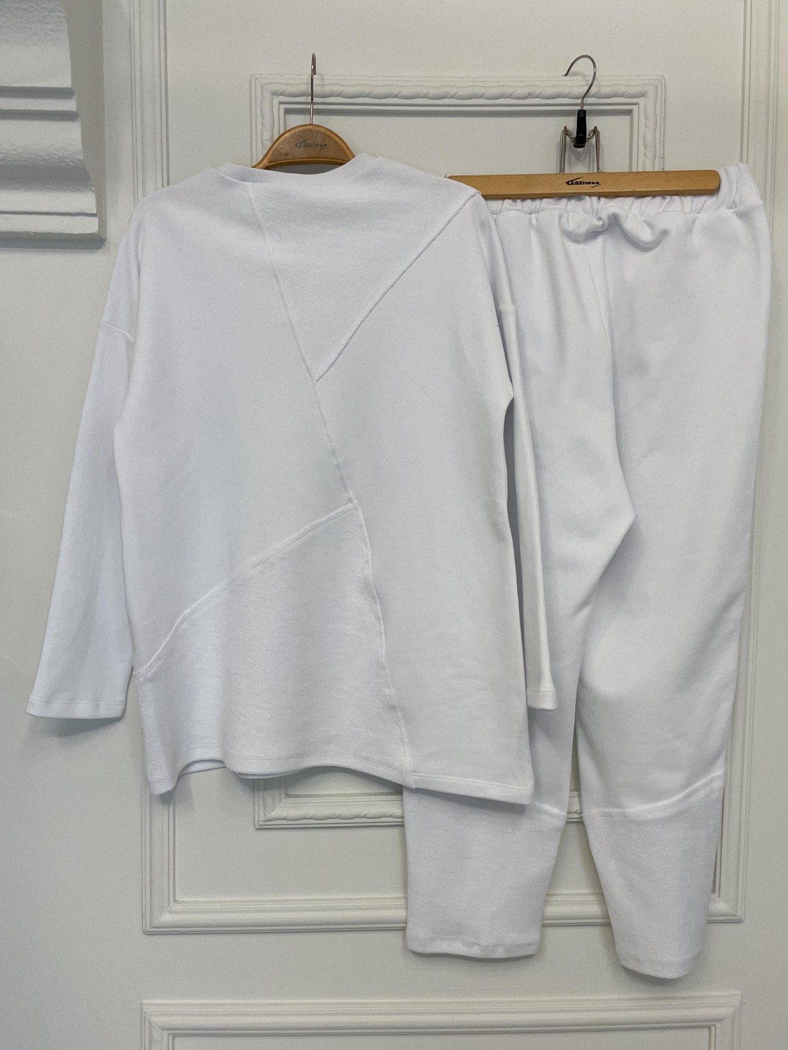 Plistre 2228_Dikiş Detaylı Oversize Eşofman Tesettür Takım görsel 2