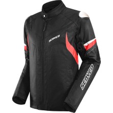 Scoyco JK176 4 Mevsim Mont Siyah-Kırmızı