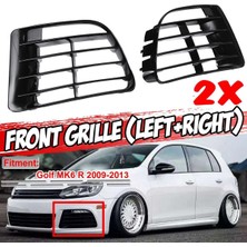 Decisive Golf Mk6 R 2009-2013 R20 Görünüm Sis Lambası Alt Tampon Izgarası Izgara Kapağı 5K0853665E 5K0853666E (Yurt Dışından)