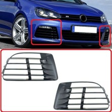 Decisive Golf Mk6 R 2009-2013 R20 Görünüm Sis Lambası Alt Tampon Izgarası Izgara Kapağı 5K0853665E 5K0853666E (Yurt Dışından)