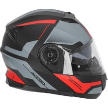 Acerbis Serel 22-06 Kask Siyah Kırmızı