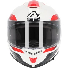 Acerbis Krapon 22-06 Kask Beyaz Kırmızı