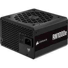 Corsair Rme Serisi RM1000E, 1000 Watt, 80+ Gold, Tam Modüler Atx 3.0, Pcıe 5.0 Güç Kaynağı, Siyah