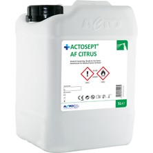 Aero Actosept Actosept® Af Citrus 5 L Tıbbi Cihazlar Için Hızlı Yüzey Dezenfektanı