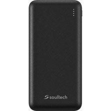 Soultech BT243S Needle 20.000MAH Powerbank Siyah