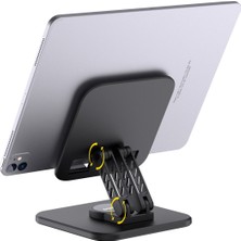 Daytona Dudao F10S 360 Derece Dönebilen Katlanır Ipad Tablet Standı Siyah