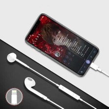 Canpay Apple Iphone Için Lightning Kablolu Kulaklık Gecikme ve Gürültü Önleyici, Güçlü Bass ve Ses Kalitesi