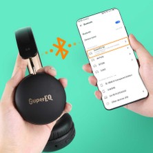 Canpay Kafa Kulak Üstü Bluetooth Kablo Veya Kablosuz Kulaklık Aktif Gürültü Önleyici 18 Saat Çalışma Süresi