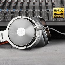 Canpay Dj'ler ve Müzik Yapımcıları Için 3.5mm ve 6.35MM Çift Aux Girişli Space Gray Profesyonel Dj Kulaklık