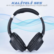 Canpay Kafa Üstü Kulak Üstü Kablosuz Bluetooth Kulaklık Yüksek Bass Güçlü Kristal Netliğinde Ses Kaliteli