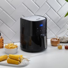 Schafer Thermochef Dijital Airfryer/Sıcak Hava Fritözü-Siyah