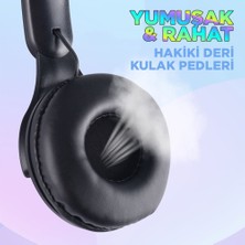 Canpay Teknoloji ve Moda, Yüksek Bass, Rgb LED Işıklı Kedi Kulağı Tasarım Kablosuz Bluetooth Kulaklık Beyaz