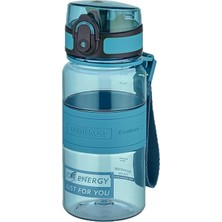 Uzspace 350ML Anaokulu/kreş Mini Boy Silikon Gövde Tritan Su Matarası