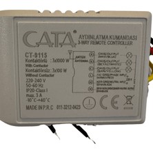 Cata CT-9115 3/'lü Avize Kumandası