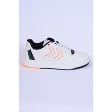 Hummel 900342-9806 Hml Tigra Beyaz-Turuncu Erkek Spor Ayakkabı