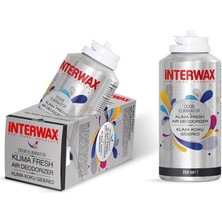 Interwax Klima Fresh - Temizleyici Klima Bombası - Odor Elımınator 150 ml