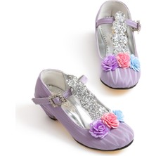 Baby D'S Unıcorn Topuklu Ayakkbı Lila 27