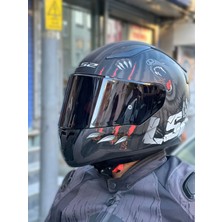 Ls2 Rapıd 2 Clawn Mat Siyah-Gri-Kırmızı Kask (Prohel Balaklava Hediye)