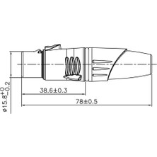 Enova XL23FB Dişi Xlr Audio Konnektör