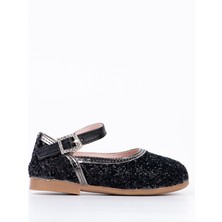 Baby D'S Babet Ayakkabı Simli Siyah 25