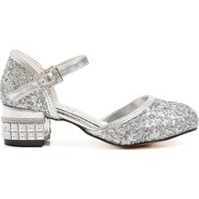 Baby D'S Elsa Topuklu Ayakkabı Gümüş 32