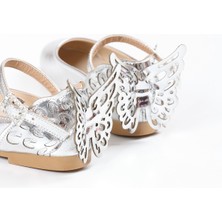 Baby D'S DS50109 31 Babet Ayakkabı Butterfly Gümüş 31