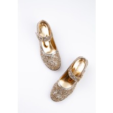 Baby D'S Sparkle Topuklu Ayakkabı Altın 35