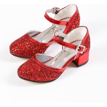 Baby D'S Elsa Topuklu Ayakkabı Kırmızı 29