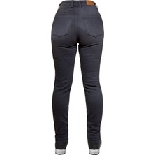 The Biker Jeans Lucy Black Cordura® Korumalı Motosiklet Kot Pantolonu Kadın