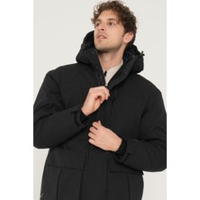 Jack & Jones Suya Dayanikli Kapüsonlu Parka - Lab