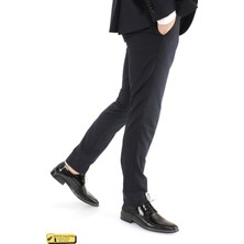 Doçka Erkek Neolit Taban Hakiki Deri Siyah Rugan Damatlık Klasik Ayakkabı ER23/A08