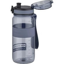 Uzspace 650ML Standart Boy Silikon Gövde Tritan Su Matarası