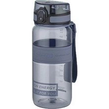 Uzspace 650ML Standart Boy Silikon Gövde Tritan Su Matarası