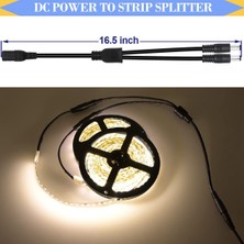 Humble 2 Pin LED Konnektör Kiti, Lehimsiz Konnektörler, 8mm 2pin 2835 LED Şerit Için 2 Yollu Dc Jack Splitter (Yurt Dışından)