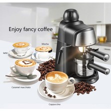 Humble Süt Köpürtücülü Buharlı Espresso Makinesi, 1-4 Fincan Espresso Kahve Makinesi, Cappuccino Latte Makinesi B Uk Fiş (Yurt Dışından)