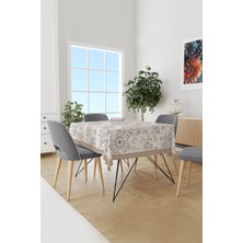 Moud's Anatolia 4 Desenli Süet Dertsiz Masa Örtüsü