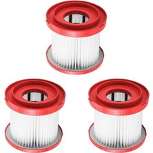 Galaxy Milwaukee M18 Islak Kuru Elektrikli Süpürgeler Için 3'lü Paket Hepa Filtreler (0880-20, 0970-20) (Yurt Dışından)
