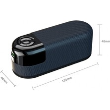 Aqqogib Bluetooth 5.0 Hoparlör 5W Taşınabilir Hoparlör Mavi Nfc, Manyetik, Mikro Sd Kart, Çalar Saat Fonksiyonlu Masaüstü Mini Hoparlör (Yurt Dışından)