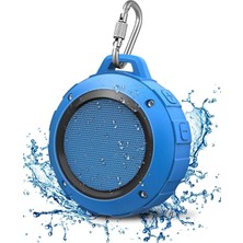 Aqqogib Dış Mekan Su Geçirmez Bluetooth Hoparlör, Subwoofer'lı Kablosuz Taşınabilir Mini Duş Seyahat Hoparlörü, Gelişmiş Bas, Spor, Havuz, Plaj, Yürüyüş, Kamp Için Dahili Mikrofon (Yurt Dışından)