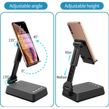 Aqqogib Cep Telefonu Akıllı Yayıncı Standı Kablosuz Bluetooth Hoparlör Cihazı Hd Mikrofon Canlı Yayın Masası Tutucu Için Güçlü Ses Alanı (Yurt Dışından)