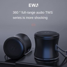 Aqqogib Taşınabilir Kablosuz Bluetooth Hoparlör Tws Ipx7 Su Geçirmez Ultra Mini Bluetooth Hoparlör Siyah Küçük Hoparlör Kutusu Metal Gövde (Yurt Dışından)