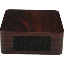 Aqqogib Ahşap Kablosuz Bluetooth Hoparlör Subwoofer Kararlı Taşınabilir USB Masaüstü Retro Hoparlörler Ev Açık Mini Hoparlör Için 60Hz-18KHz (Yurt Dışından)