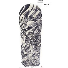 PRVT Geçici Kurukafa Modelli Kol Dövme Tattoo