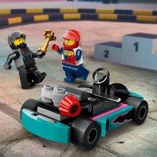 LEGO® City Go-Kartlar ve Yarış Sürücüleri 60400 - 5 Yaş & Üzeri Çocuklar için Yaratıcı Oyuncak Yapım Seti (99 Parça)
