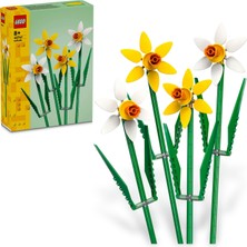 LEGO® Iconic Nergis 40747- Dekoratif, Koleksiyonluk ve Sergilenebilir Çiçek Modeli Yapım Seti (216 Parça)