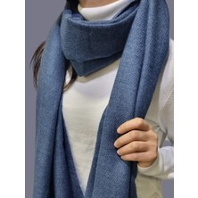 Mood Agenda Kadın Yumuşak Yün Dokulu Omuz Şalı Atkı