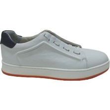 Lucıano Bellini Beyaz Deri Erkek Casual Ayakkabı