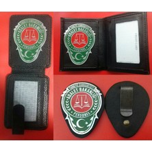 Aldatmaz 2AD Adalet Bakanlığı Rozetli Cüzdanı,kemer Rozeti 1AD Al,sadece Kurum Adresine Gönderilir