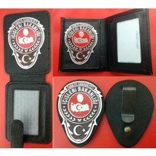 Aldatmaz 2-Ad Içişleri Bakanlığı  Rozetli Cüzdanı,kemer Rozeti 1AD Al,sadece Kurum Adresine Gönderilir